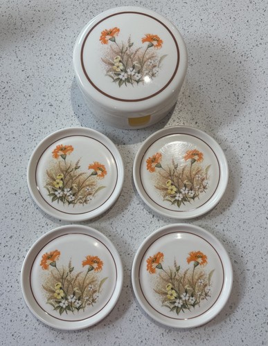 Field flowers coasters x4 - field,